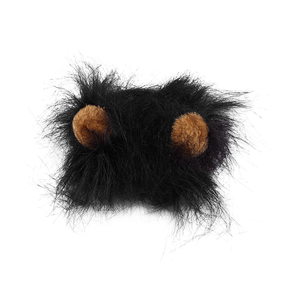 Tóc giả dạng bờm sư tử để hóa trang halloween cho mèo cưng
