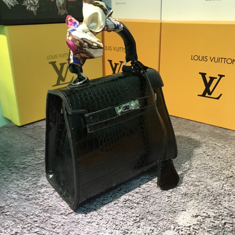 Túi xách hm da rắn size 22 đeo chéo thời trang cao cấp <Freeship 50k>