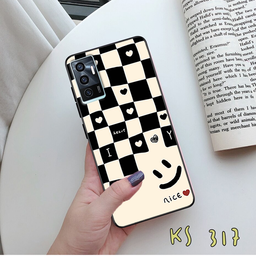 Ốp lưng Vivo V23 5G - Vivo V23e - Ốp in hình họa tiết caro bền, đẹp