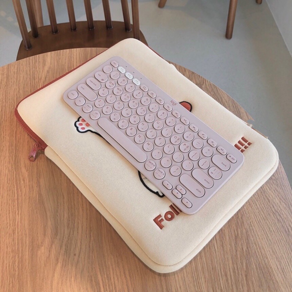 Túi Đựng Laptop Họa Tiết Mèo Siêu Nhân Phong Cách Hàn Quốc Cho Máy Tính Bảng 10 11 13 14 15inch