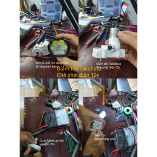 Phát Điện 5V - 24V bằng Giảm Tốc Nhật TAKAHATA