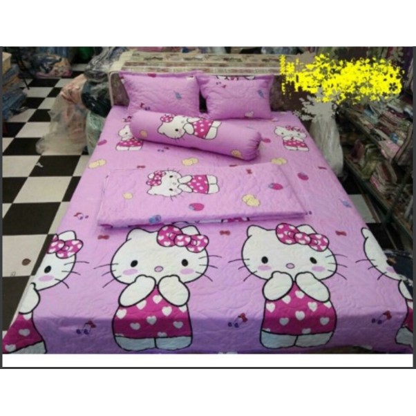 Bộ ga + 2 vỏ gối poly cotton