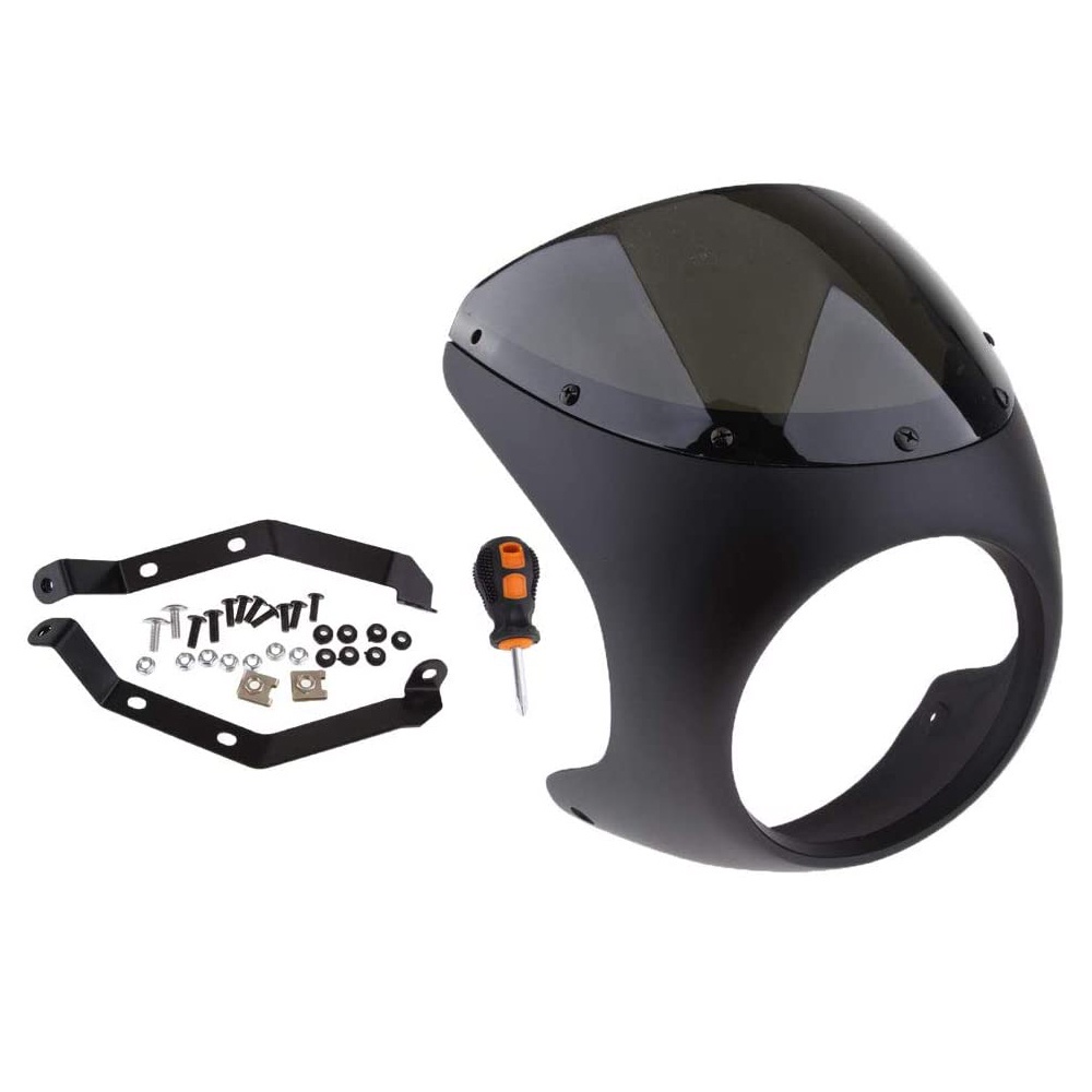Đèn Pha Tròn 7 &quot;lzdjhyke3 Phong Cách Retro Cho Xe Mô Tô Cafe Racer