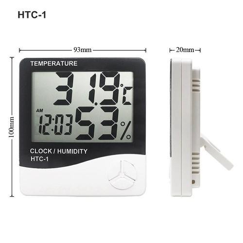 Đồng hồ đo nhiệt độ độ ẩm để bàn HTC1