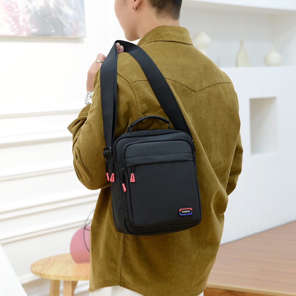 Túi Đeo Chéo Một Bên Vai Kiểu Mới Đơn Giản Thời Trang Giản Dị Dễ Phối Đồ Cho Nam