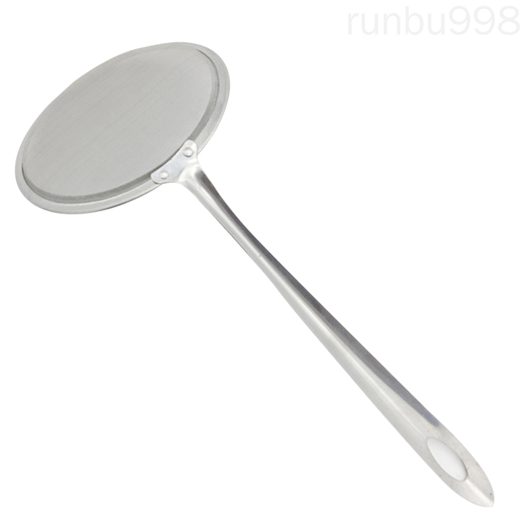 Rây Lọc Bột Bằng Thép Không Gỉ Có Lỗ Treo Tay Cầm Mở Rộng Tiện Dụng Cho Nhà Bếp Runbu998