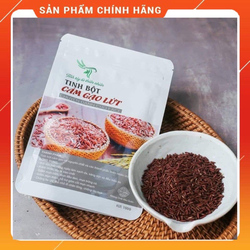 Tinh bột cám gạo lứt TT Handmade - Kiềm nhờn - sáng da - giảm thâm.