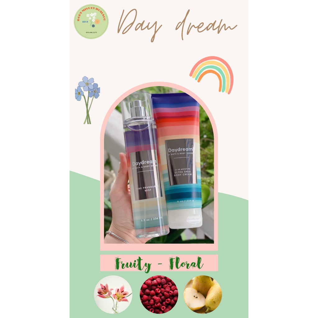 Xịt thơm toàn thân DAYDREAM - Body mist - Bath &amp; Body Works