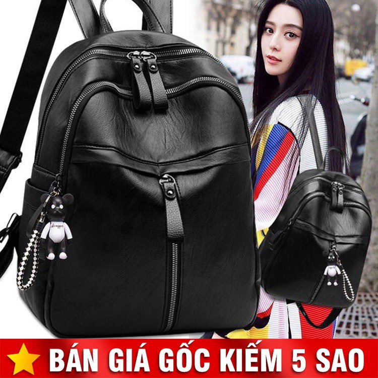 BALO DA PU KHÓA DỌC KÈM MÓC KHÓA XINH P1827