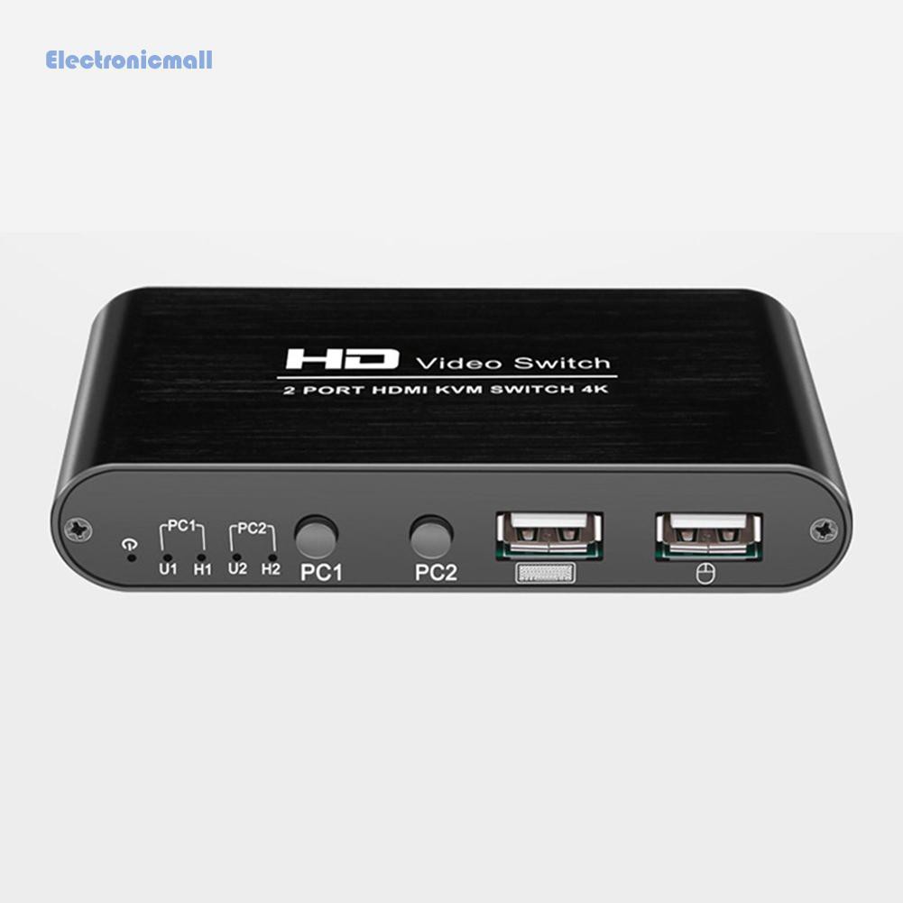 Đầu Chia Ra 2 Cổng Usb Hdmi-Compatible Kvm Cho Bàn Phím Máy In