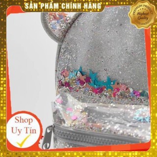 Balo xuất- Balo nhựa nhũ kim tuyến, kích thước: 26*21*10cm(hàng loại đẹp)