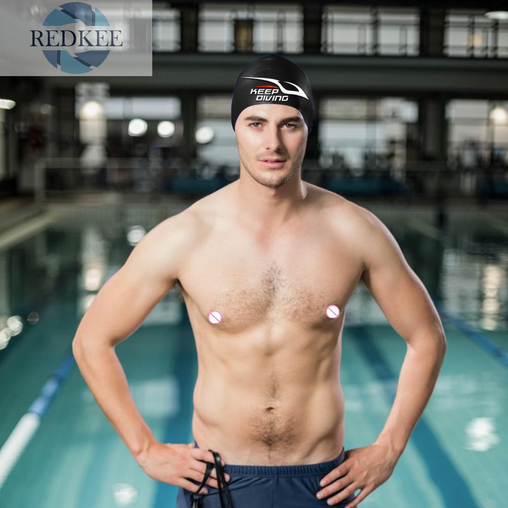 Mũ Bơi Silicone Chống Thấm Nước Cho Nam Và Nữ