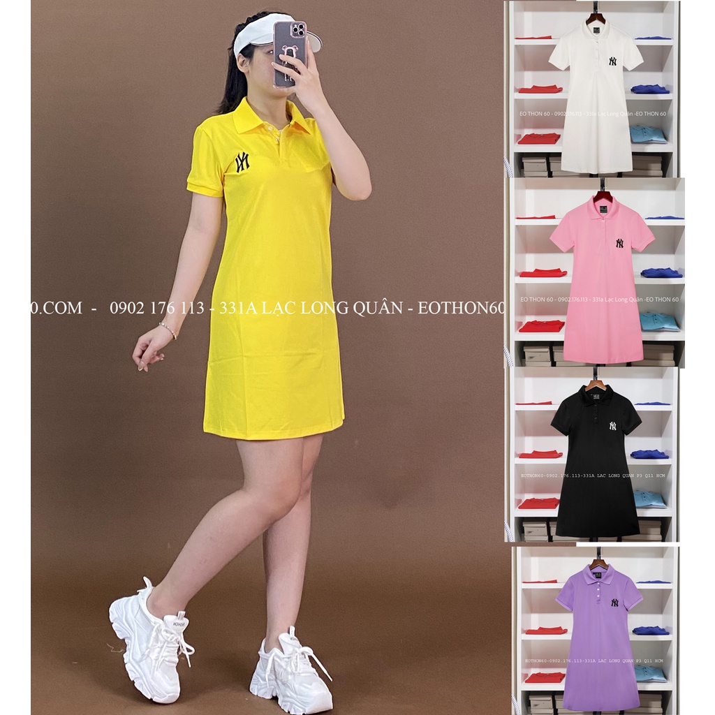 Đầm liền thể thao Ny - logo thêu chuẩn