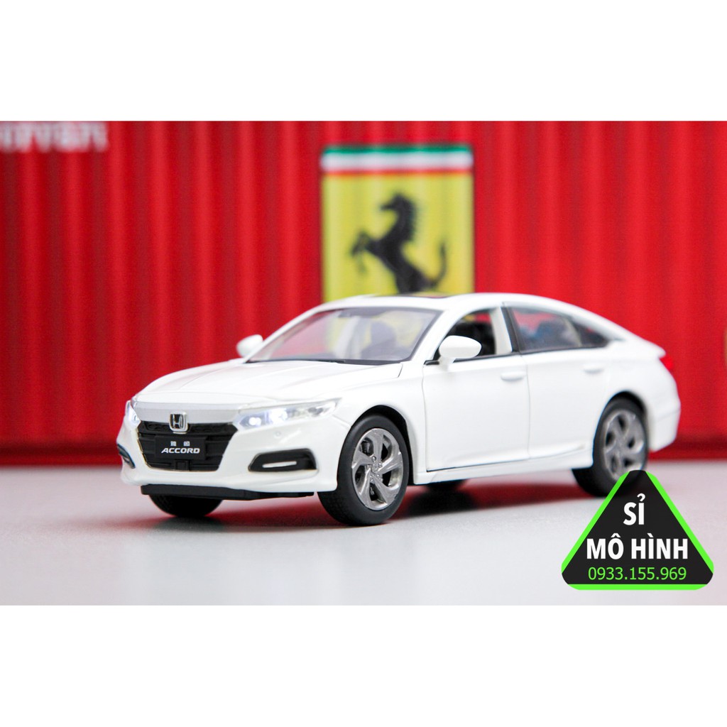 [ Sỉ Mô Hình ] Mô hình xe Honda Accord 1:32 Trắng