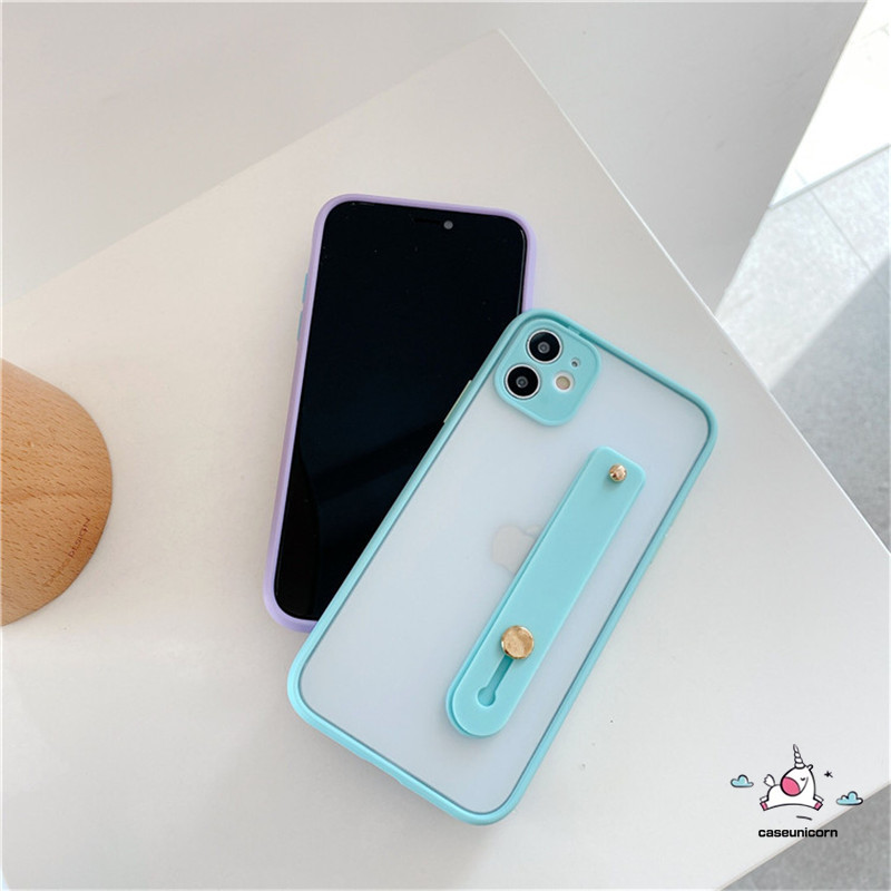Wrist Strap Holder Case Xiaomi Redmi 9 Redmi Note9 Redmi Note8 Oppo A53 2020 Vivo Y20 Y20i Skin Feel Camera Protection Shockproo Cover with Wrist Band