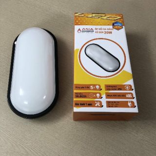 Ốp tường ngoài trời 20w,đèn ốp đa năng 20w Asia chính hãng,đèn chống ẩm