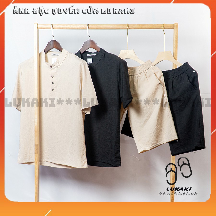 Bộ Quần Áo Đũi Ngắn Nam , Vải Đũi Cao Cấp, ❤️FREESHIP❤️Chất Liệu Đũi Xước Cho Cảm Giác Mặc Rất Thoải Mái
