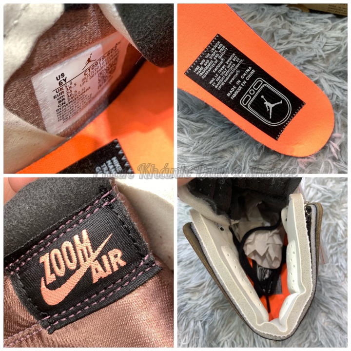 [ Pkdsneaker25 ] Giày Nike Air Jordan 1 Zoom Air CMFT Rust CT0979-602 đỏ mận dành cho nữ