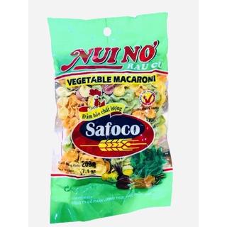 Nui rau củ Safoco hình nơ 200g chuyên sỉ hàng Safoco