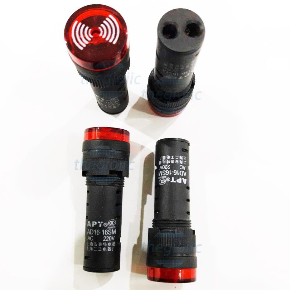 Đèn còi ATP phi 22 phi 16 AD16-22SM 12V 24V 220V 380v