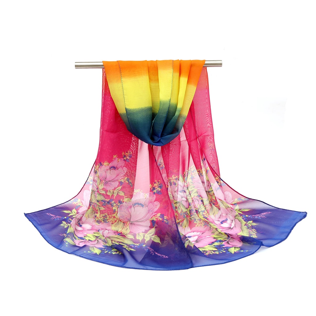 Khăn Voan Che Bụng Đi Biển Thoáng Khí Chống Nắng 50 * 150cm WJ1042-10