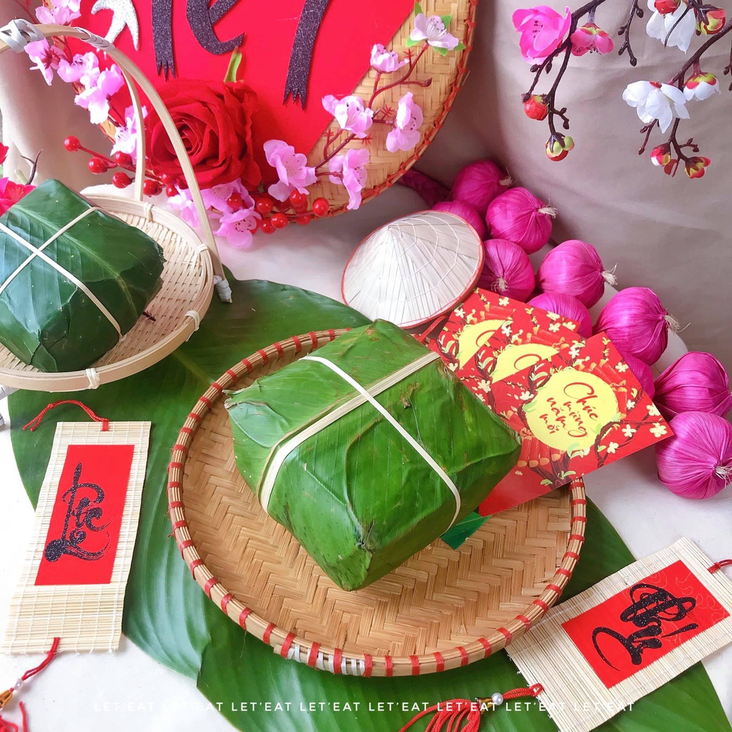 💥SHIP 1H HÀ NỘI💥 Bánh Chưng Gạo Lứt Hút Chân Không 100% Eatclean (500gr-1kg) | BigBuy360 - bigbuy360.vn