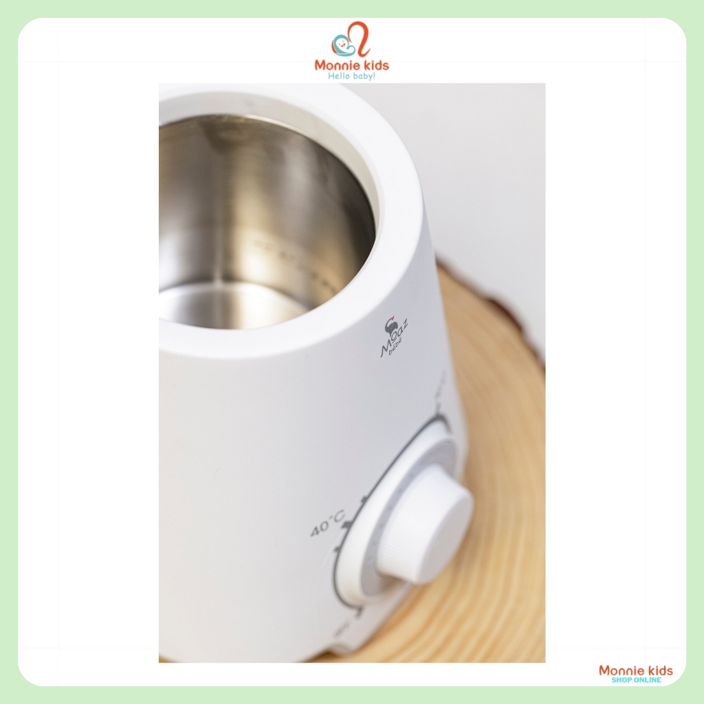 Máy hâm ủ sữa tiệt trùng Moaz Bebe MB039 thông minh cho bé
