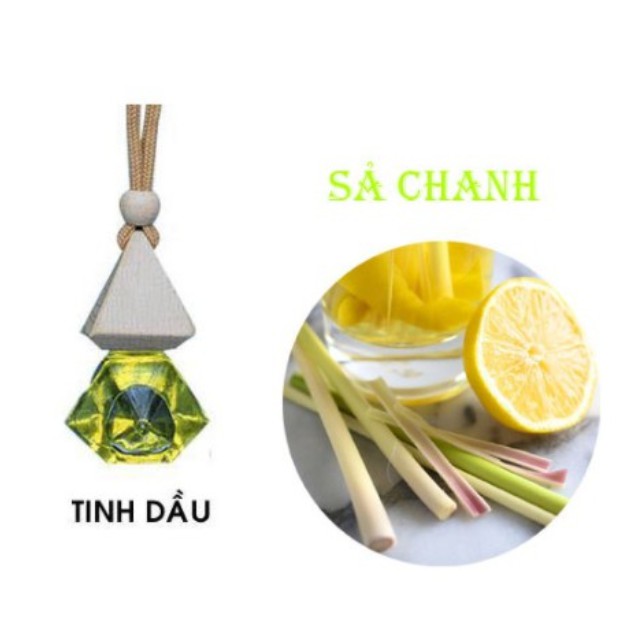 [Mã LIFEAUMAY giảm 10% tối đa 30k đơn 150k] Tinh dầu treo xe nguyên chất 100% 16 loại mùi tùy chọn