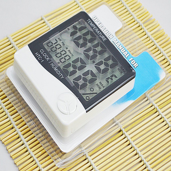 Đồng hồ đo nhiệt độ độ ẩm điện tử HTC-1
