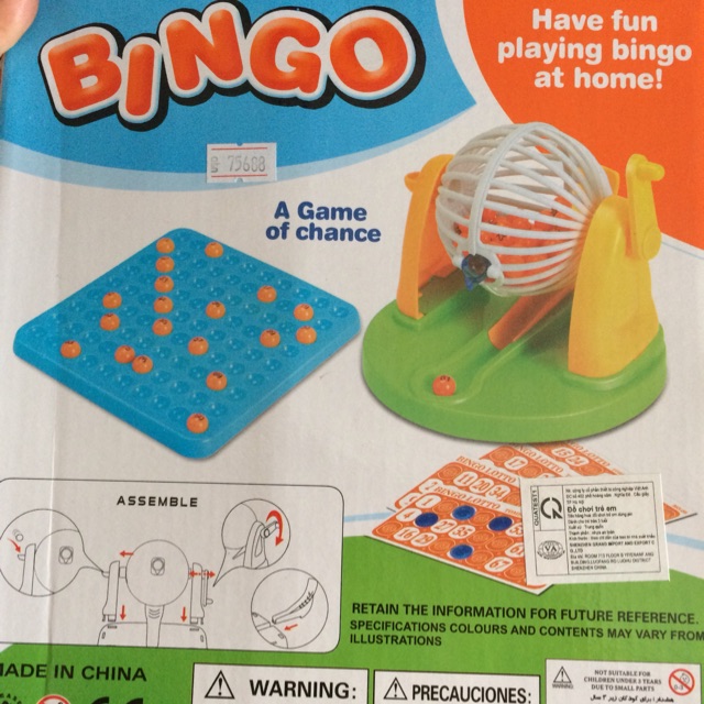 Bộ đồ chơi trí tuệ quay xổ số Bingo Lotto