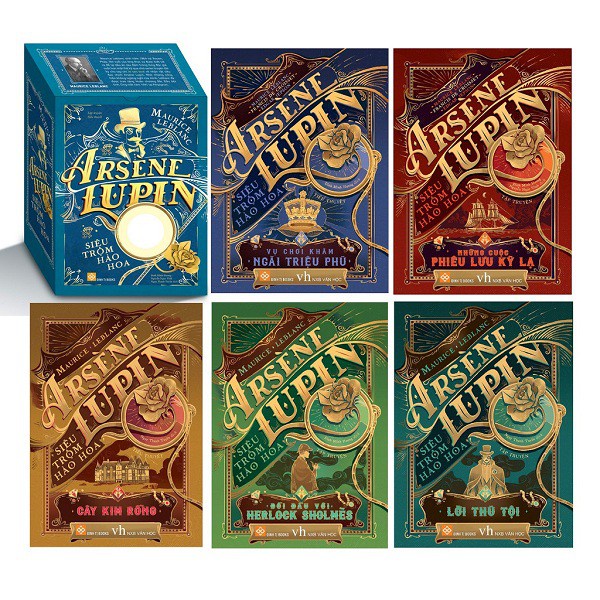 Sách  Arsène Lupin Siêu trộm hào hoa (Trọn bộ 5 cuốn) ĐT