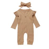 Set Áo Liền Quần + Băng Đô Cho Bé