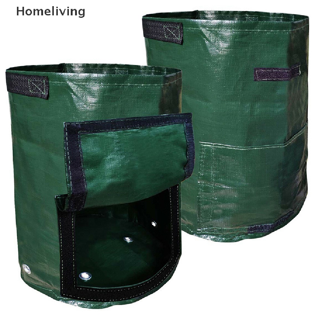 Túi Trồng Khoai Tây Bằng PE Chống Thấm Nước 3 / 5 / 7 / 10 Gallon Tiện Dụng Cho Sân Vườn