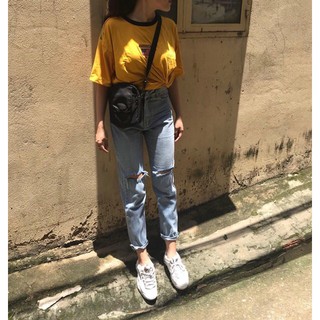 Baggy Lưng Cao Rách Gối ( + Hình Thật Ảnh Cuối)