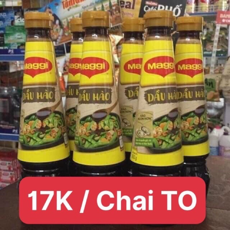 ( 17K / Chai TO ) 🥩🥩 🍾🍾  Dầu Hào Maggi 530ml ( Siêu Đậm Đà - Mềm Thịt )