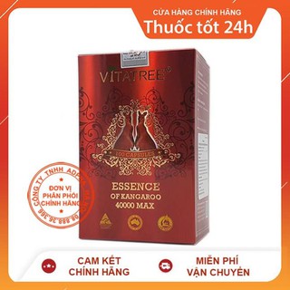 ✔️ Viên Kangaroo Úc Vitatree Essence Of Kangaroo 40000 MAX - Hỗ trợ phái mạnh  [THUOC2703 giảm 20%]