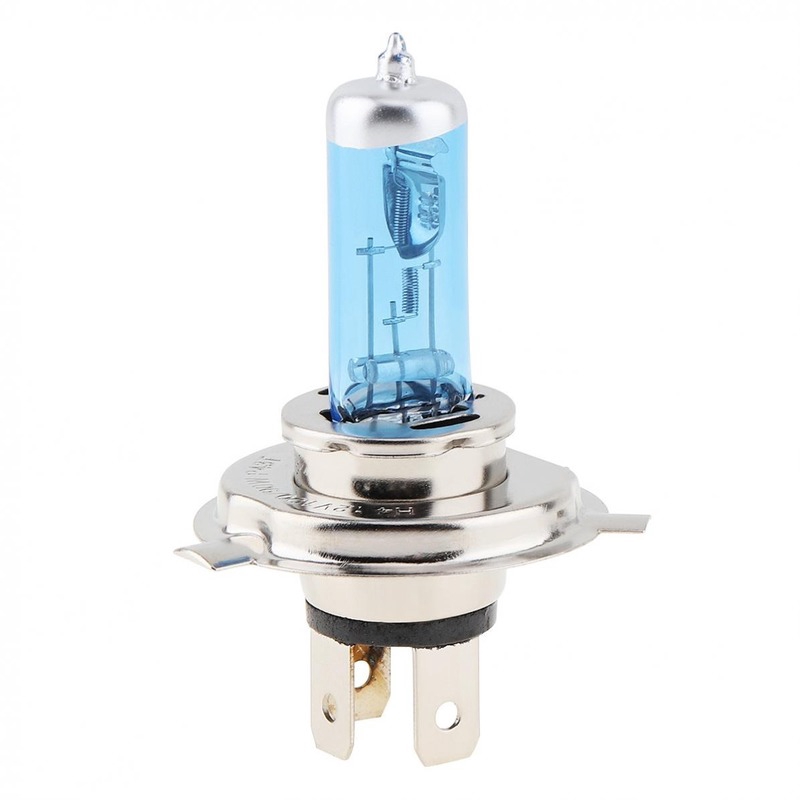 Set 2 Bóng Đèn Xenon Halogen 12V H4 5000K 100W Ánh Sáng Trắng Dành Cho Ô Tô