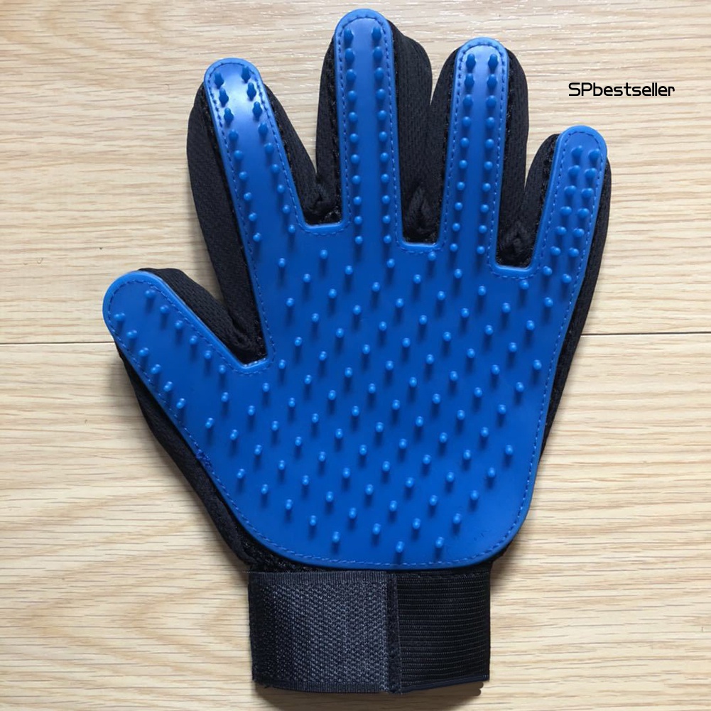 1 Đôi Găng Tay Mát Xa, Chải Lông Cho Thú Cưng