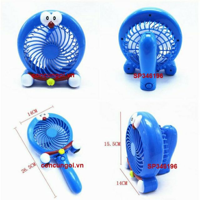 Quạt gấp để bàn hellokitty, doremon | BigBuy360 - bigbuy360.vn