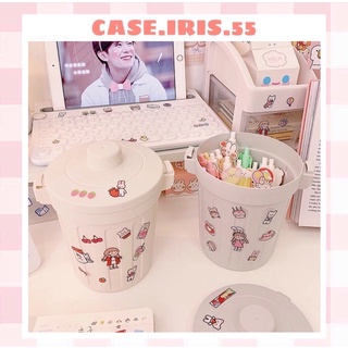 Tặng sticker - thùng rác mini để bàn