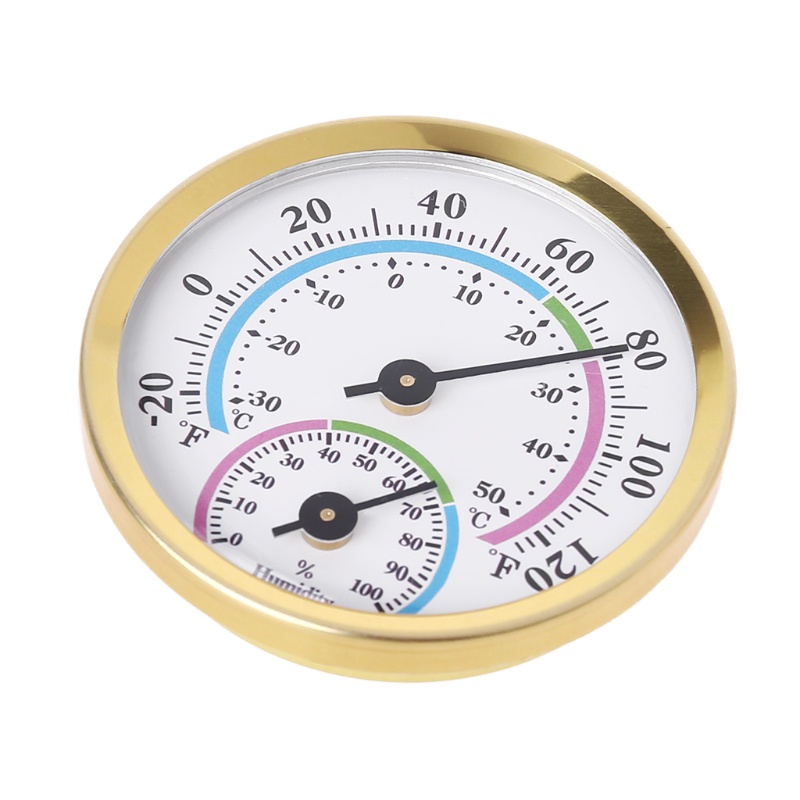 1 Đồng Hồ Đo Nhiệt Độ / Độ Ẩm 2 Inch Không Cần Pin Dùng Trong Nhà / Văn Phòng / Ngoài Trời