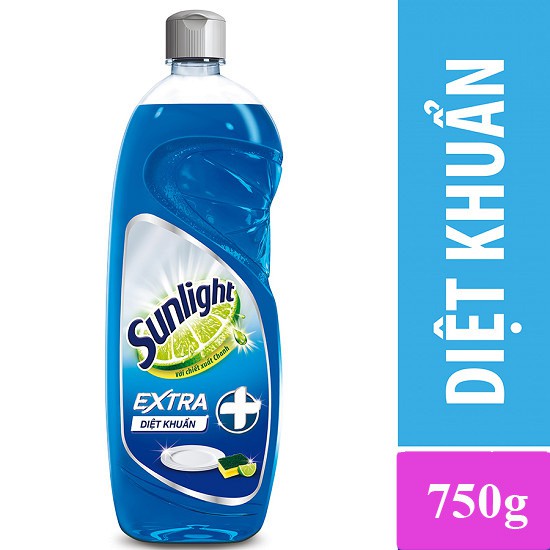 Nước rửa chén Diệt khuẩn hương Chanh chai 750g