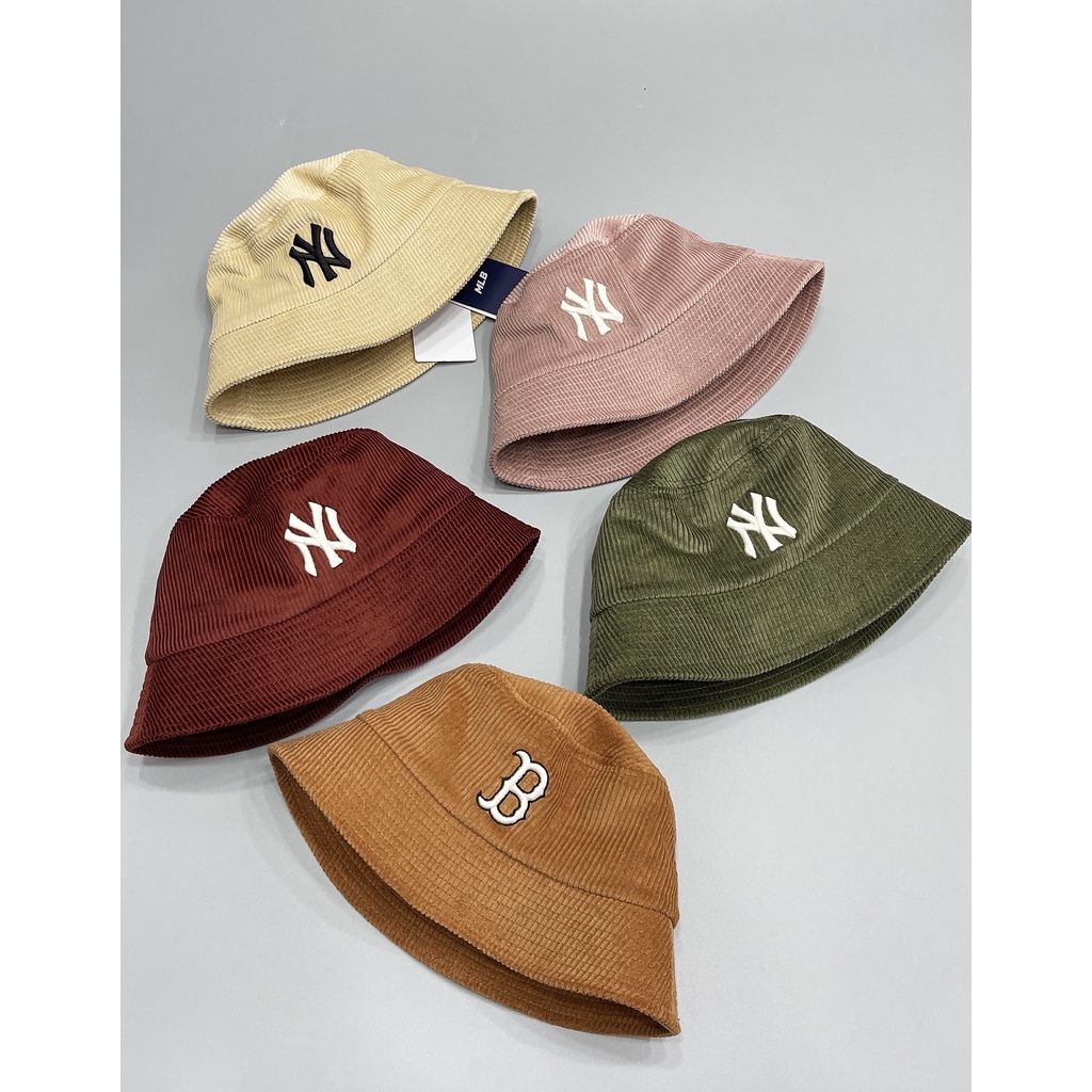 Nón Vành MLB Cordoroy Basic Bucket Hat New Color N58