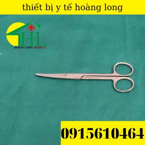 Kéo Y Tế Cong Nhọn 2 Đầu 14cm - Kéo Cắt Chỉ  Pakistan