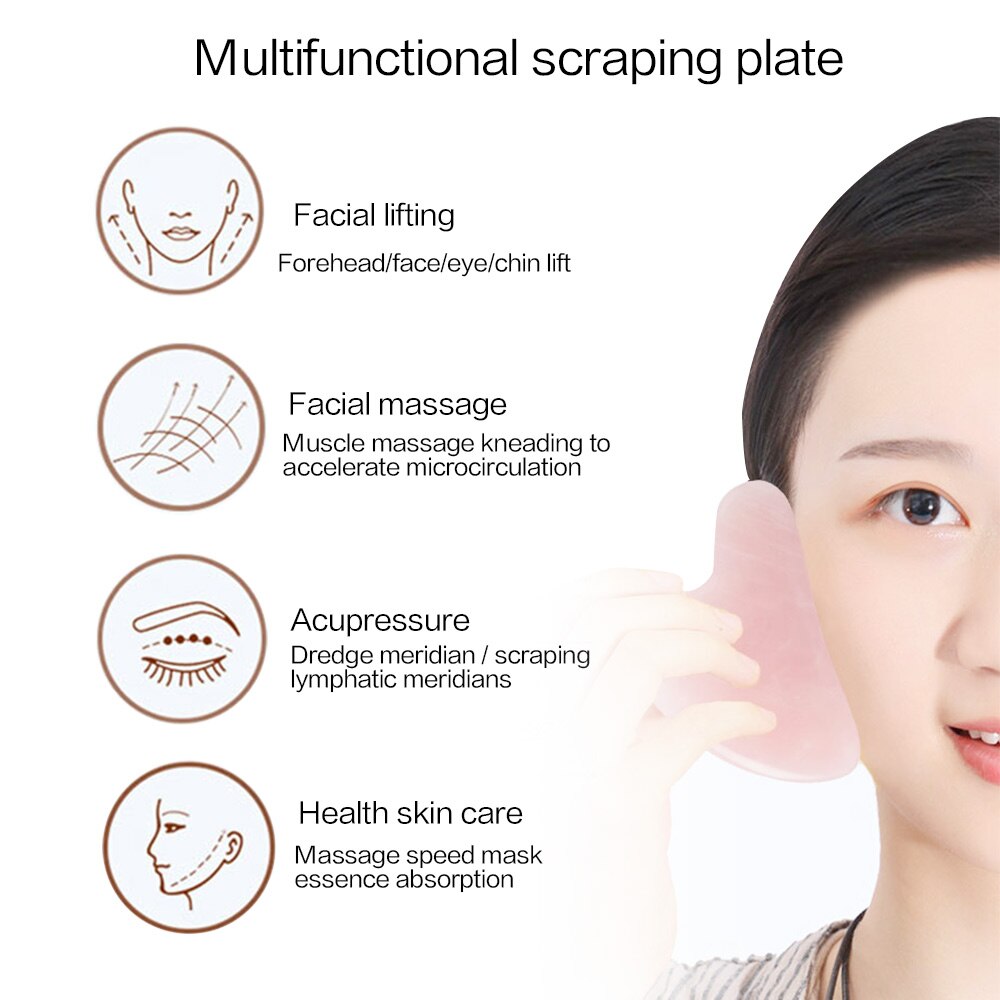 Suolaer Roller And Stone Jade Gua Sha Body Massage