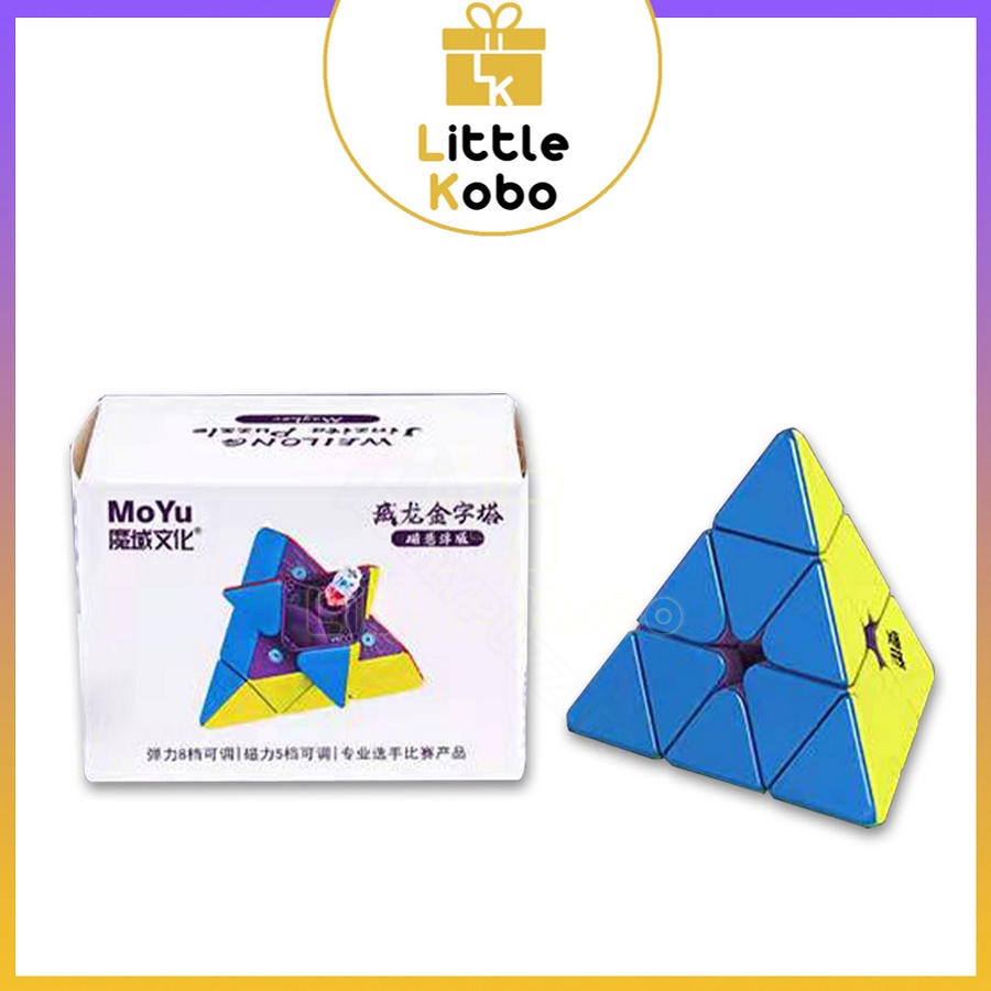 Rubik Tam Giác MoYu WeiLong Pyraminx MagLev Rubic Pyraminx Stickerless Có Nam Châm Đồ Chơi Trí Tuệ