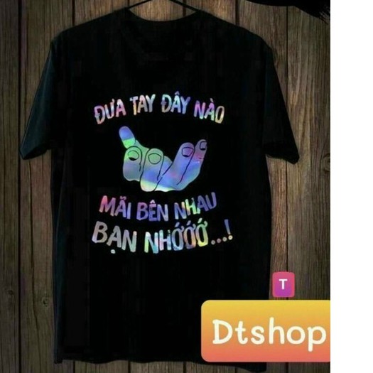 Áo Thun UniSex - Áo In Thun Phản Quang Cổ Tròn Tay Lỡ Form Rộng Cho Cả Nam Và Nữ Siêu Xinh | BigBuy360 - bigbuy360.vn