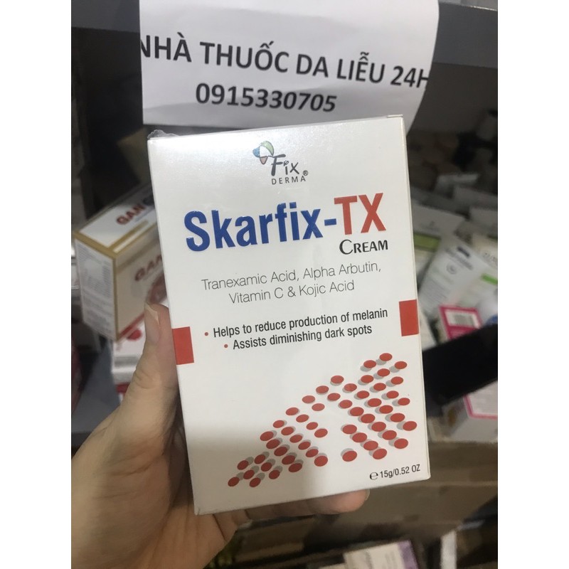 SKARFIX-TX Skarfix fixderma kem dưỡng da mờ thâm nám - Nhà Thuốc Da Liễu 24h