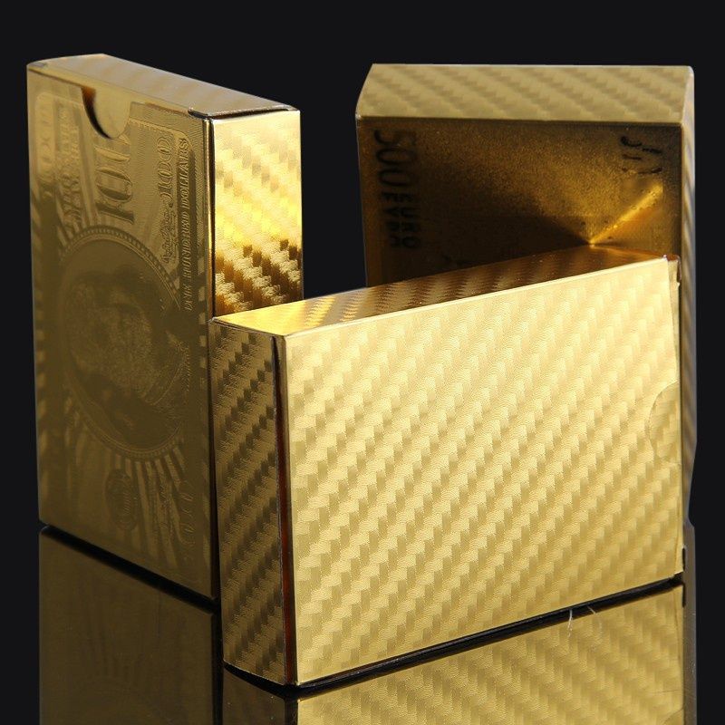 Bộ bài mạ vàng