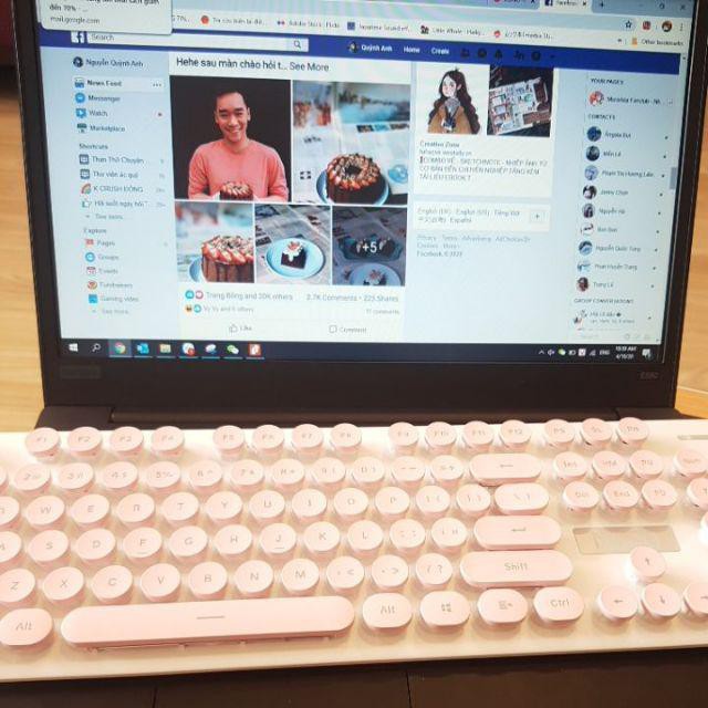 [HÀNG LOẠI 1] Bộ Bàn Phím Và Chuột Siêu Xinh N518 Cao Cấp Có Đèn Led Sáng Chữ, Phím Bấm Siêu Chuẩn | BigBuy360 - bigbuy360.vn